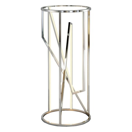 Et2 Trapezoid Led Accent Table E71007-PC